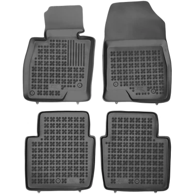 Afbeelding van REZAW PLAST 200811 Vloermatset Rubber voor en achter 4 Zwart Op maat gemaakt MAZDA: 6 Saloon