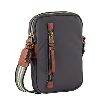Afbeelding van camel active Telefoontasje Schoudertas Bari Mobile Phone Case Dark Grey Donkergrijs