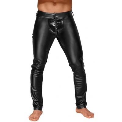 Afbeelding van Noir Handmade Wetlook Broek Zwart