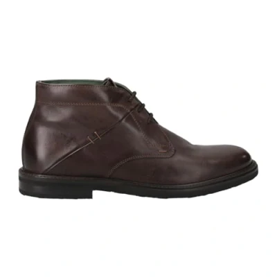Afbeelding van Galizio Torresi 424348 Heren sneakersHeren veterschoenVrije tijd half hoog Kleur: Bruin Maat: 46