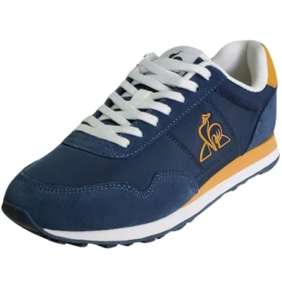Afbeelding van le coq sportif Astra 2 Hardloopschoenen voor op de weg, Maat: 42.5, Pageant blue/golden orange Schoenen
