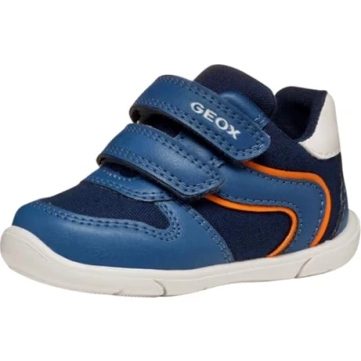 Afbeelding van Geox Sneakers laag voor kinderen, Maat: 26, Avio orange cbt Imitatieleer/ textiel