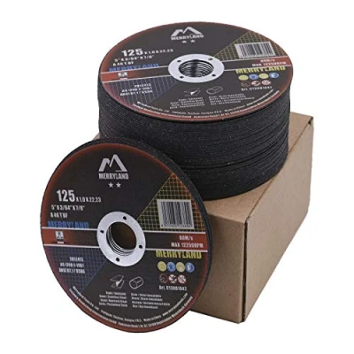 Afbeelding van Merryland doorslijpschijf 125, metaal, roestvrij staal, ijzer, 125 x 1,0 mm, 50 stuks, slijpschijf voor hoekslijpmachine, Craft line C13081042