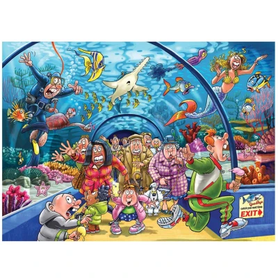 Afbeelding van Wasgij Puzzel 43 Aquarium Antics! 1000 Stukjes