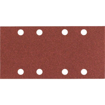 Image de BOSCH 2608605304 Feuille abrasive C430 Expert pour le bois et la peinture, 93 x 186 mm, papier de grain 80, 8 trous (10 pièc.)