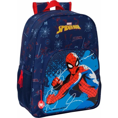 Afbeelding van Schoolrugzak Spider Man Neon Marineblauw 33 x 42 14 cm