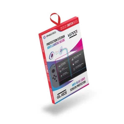 Image de Oniverse Ecran de protection anti lumiere bleue en verre trempe (Switch OLED)