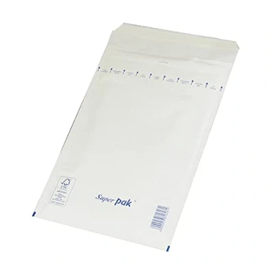 Afbeelding van 100 enveloppen met noppenfolie, zelfklevend, HK, E15, 220 x 265 mm, 240 275 wit, E15