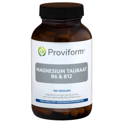 Afbeelding van Proviform Magnesium Tauraat B6 &amp; B12 Vegicaps