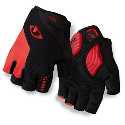 Afbeelding van Giro Strade Dure Supergel Handschoenen, zwart/rood Handschoenmaat S