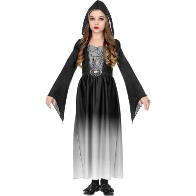 Afbeelding van WIDMANN Witte vampier gravin outfit voor meisjes 158 (11 13 jaar)