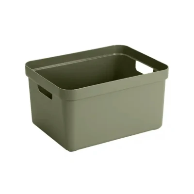 Afbeelding van Sunware Sigma home opbergbox 32L donker groen 44,4 x 34,2 24,2 cm