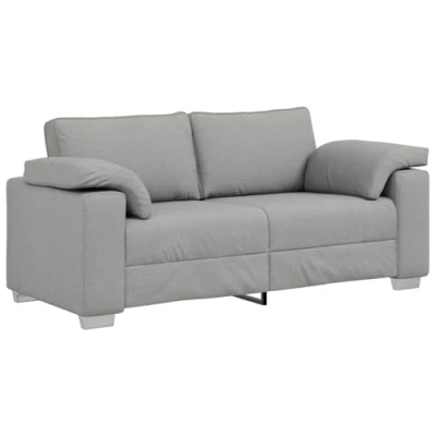 Afbeelding van vidaXL Loveseat Bank Wolken Grijs 140 cm Stof