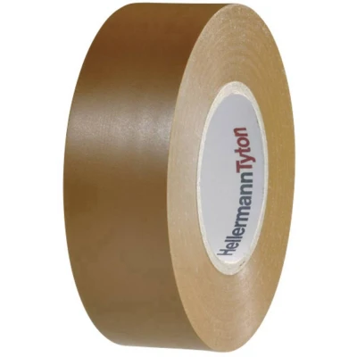 Afbeelding van HellermannTyton HTAPE FLEX15 19x20 PVC BN (20) 710 00158 Isolatietape (l x b) 20 m 19 mm 1 stuk(s)