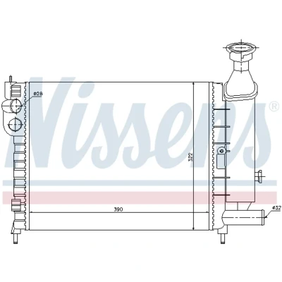 Afbeelding van Nissens Radiateur 61372
