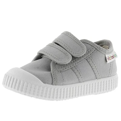 Afbeelding van Victoria 136606 KIDS lage sneaker 1915 canvas &amp; SCRATCHS sneakers, uniseks, kinderen, Zink