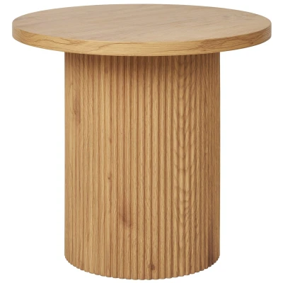 Afbeelding van House Nordic Bijzettafel Boavista Naturel Ø48x45cm