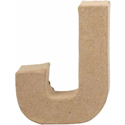 Afbeelding van Creative Letter J Papier mâché 10 Cm