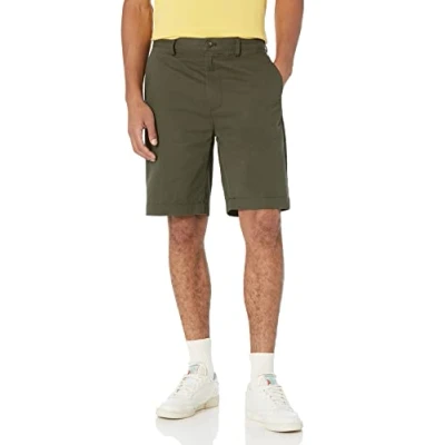 Image de Amazon Essentials Short Entrejambe 23 cm Coupe Classique Men&#039;s, Vert Olive, 33W