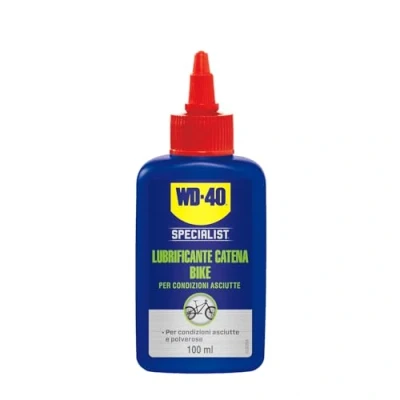 Afbeelding van WD 40 Bike Kettingsmeermiddel voor fiets en mountainbike droge stoffige omstandigheden, formule met PTFE 100 ml
