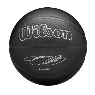Afbeelding van Wilson NBA Player Evergreen Bskt Lebron, Unisex, Zwart, basketbal, maat: 7