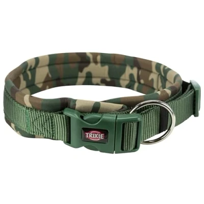 Afbeelding van Trixie Premium Halsband Hond Neopreen Camouflage Groen