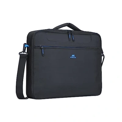 Afbeelding van RivaCase 8087 Laptoptas Schoudertas Clamshell 16 inch Zwart
