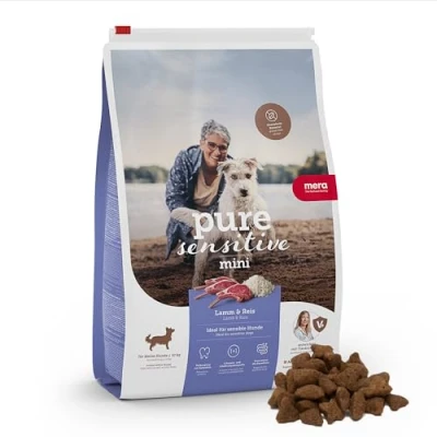 Afbeelding van 4 kg mera pure sensitive Mini lam &amp; rijst hondenvoer droog