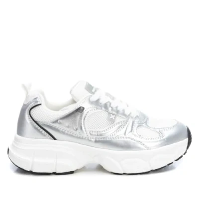 Afbeelding van XTI 143260 damessneakers, Metaal zilver