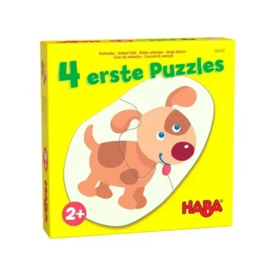 Afbeelding van Haba Legpuzzel 4 Eerste Puzzels Jonge Dieren Junior Karton