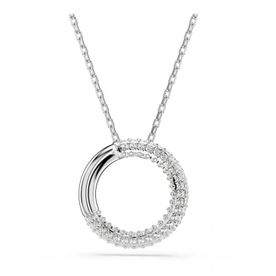 Afbeelding van Swarovski dames Dextera ketting met kristal in de kleur Zilver