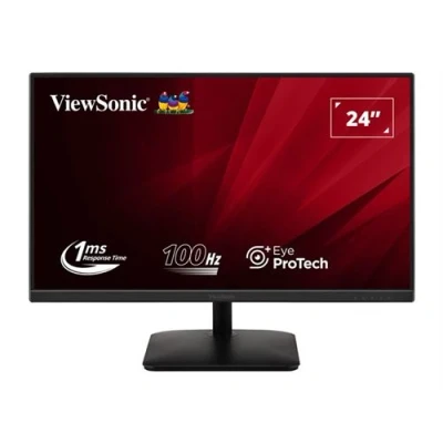 Image de ViewSonic VA2408 MHDB Écran LED 24&quot; (23.8&quot; visualisable) 1920 x 1080 Full HD (1080p) @ 100 Hz IPS 250 cd/m² 1300:1 1 ms HDMI, VGA, DisplayPort haut parleurs