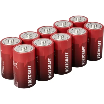 Afbeelding van VOLTCRAFT VC 16107980 D batterij (mono) Alkaline 1.5 V 18000 mAh 10 stuk(s)
