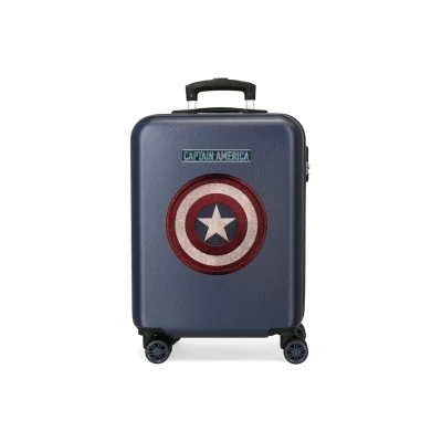 Afbeelding van Captain Amerika ABS jongens kinderkoffer 55 cm