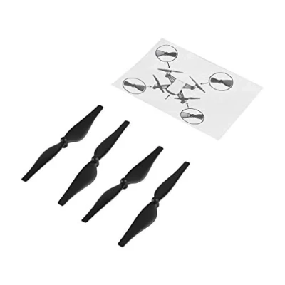 Afbeelding van dilwe tello propeller, snelspanner premium koelfaser drone propeller set für quadcopter, 2 paar/set (Schwarz)