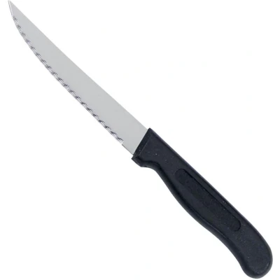 Afbeelding van RÖR Solingen Vespermes Steakmes Orgineel RVS Lemmet 11.5 cm Zwart