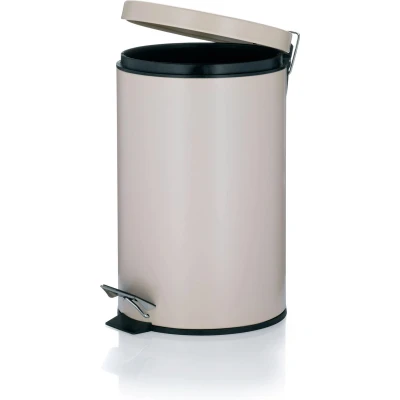 Afbeelding van Kela Keuken Afvalemmer Metaal 12 l Beige