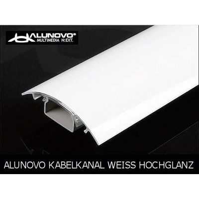 Afbeelding van Alunovo HW90 070 Kabelgoot (l x b h) 700 80 20 mm Wit (glanzend) 1 stuk(s)