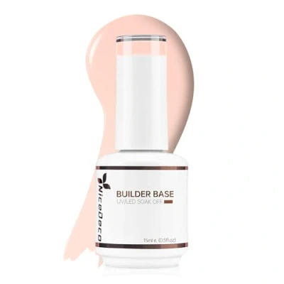 Afbeelding van Nicedeco 8 in 1 Builder Base Gel Semi Permanent Soak Off, UV/LED Nagellak, Sterke en Resistente Nagels, Capsules Extensions, Nail Art 15ml 10