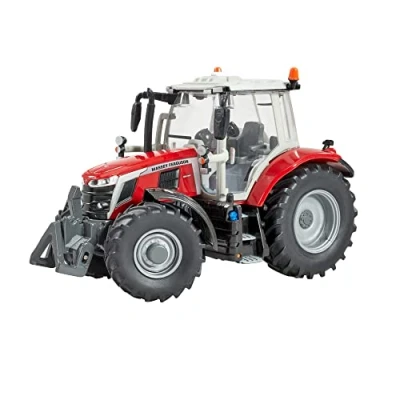 Image de Britains Massey Ferguson 6S.180, Jouet Tracteur pour Enfants Compatible avec Les Animaux de la Ferme et Jouets à l&#039;Echelle 1:32, Convient aux Collectionneurs partir 3 Ans.