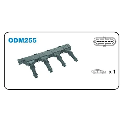Afbeelding van JANMOR ODM255 Bobine OPEL: Corsa D Hatchback, C Meriva A