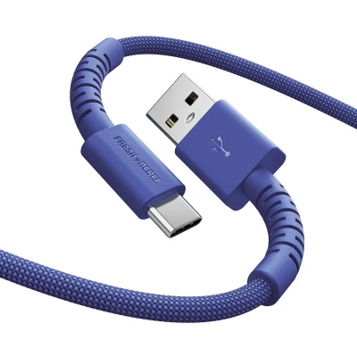 Afbeelding van Fresh&#039;n Rebel USB A naar C kabel 2 m Blauw