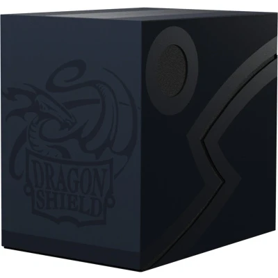 Afbeelding van Opslag + voor kaarten deck+box draak+shield+dubbel schel+%3A herziening midnight %28 blauw %2Fzwart%29