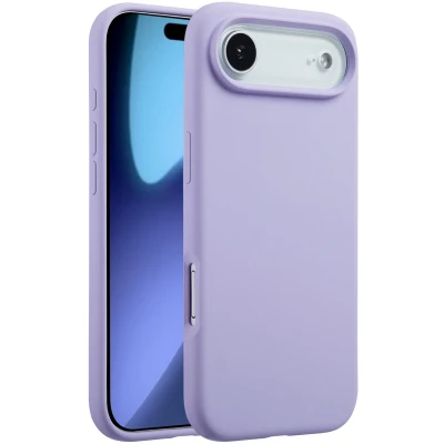 Afbeelding van Accezz Liquid Silicone Backcover met MagSafe voor de Apple iPhone 17 Air Paars