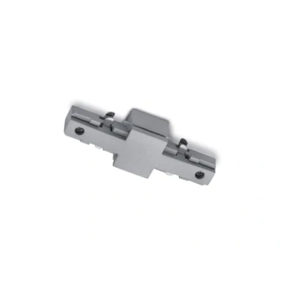 Afbeelding van Spanningsrail Doorverbinder DUOLINE Rechte Connector 2 Fase Mat Titaan