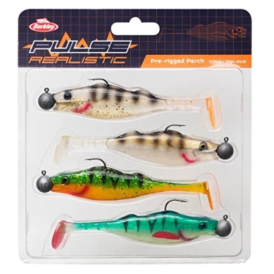 Image de Berkley Pulse Realistic Perch Prerigged 11cm Shad