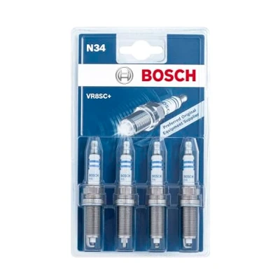 Image de 4 bougies d&#039;allumage yttrium bosch n34
