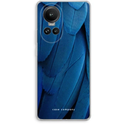 Afbeelding van Case Company® hoesje geschikt voor Oppo Reno 10 Pro Pauw Soft Cover Telefoonhoesje Bescherming aan alle Kanten en Schermrand