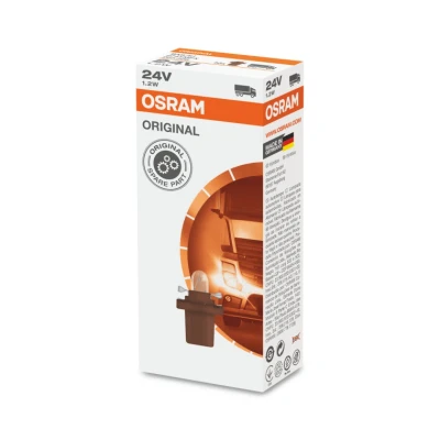 Afbeelding van Gloeilamp BX8.5d 24V 1,2W Osram Original 10 Stuks