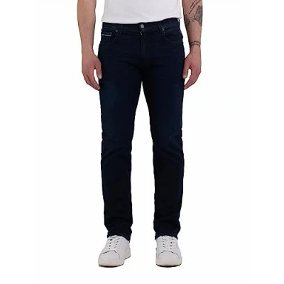 Afbeelding van Replay Grover Pants Straight leg jeans, Heren, Maat: 31x34, Dark blue